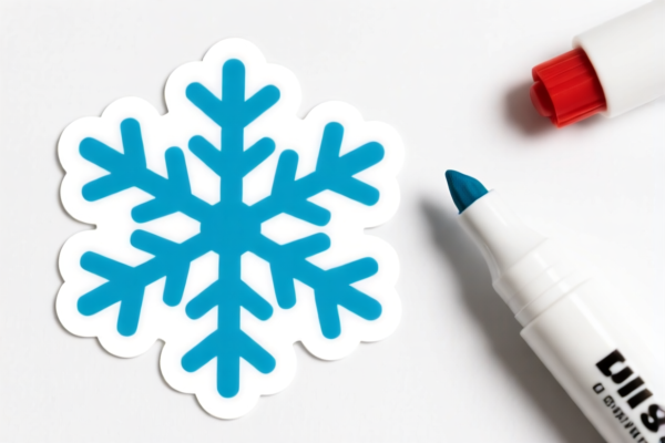 Christmas Snowflake Sticker Marker
