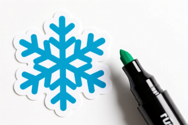 Christmas Snowflake Sticker Marker