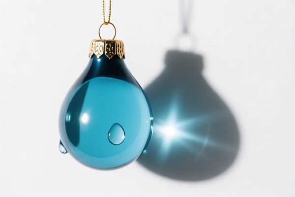 Christmas Water Drop Ornament