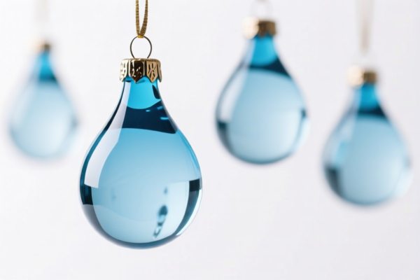Christmas Water Drop Ornament