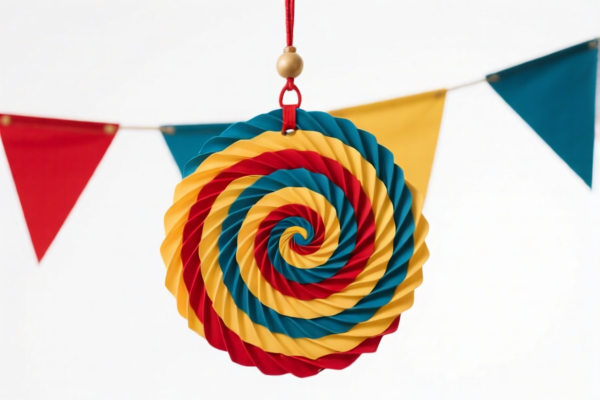 Circus Swinging Spiral Decoration