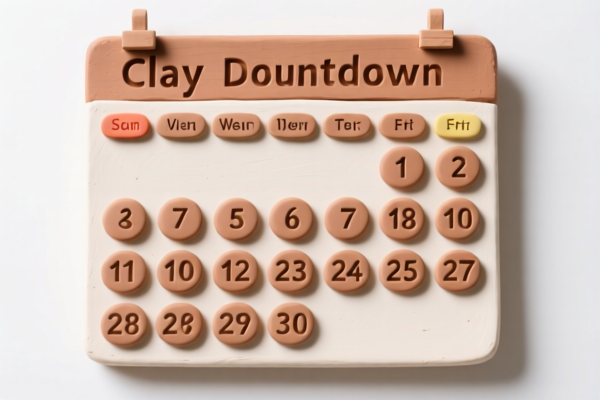 Clay Countdown Calendar