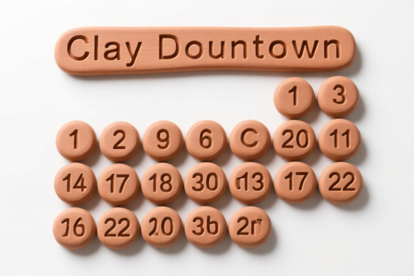 Clay Countdown Calendar