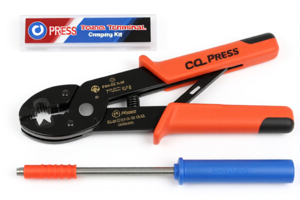 Cold Press Terminal Crimping Kit