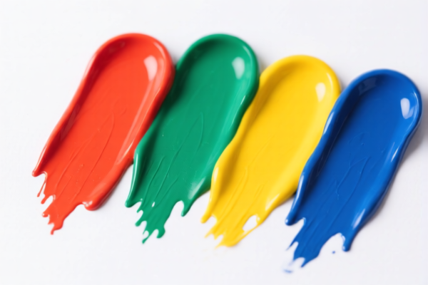 Color Finger Paint Ink