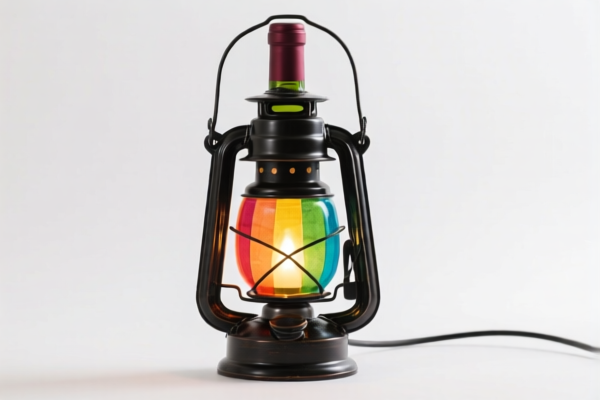 Colorful Lantern Decorative Wine Bottle Lamp