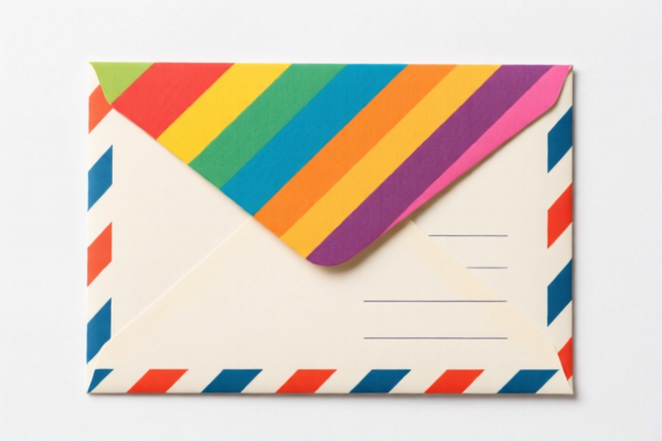 Colorful Retro Envelope