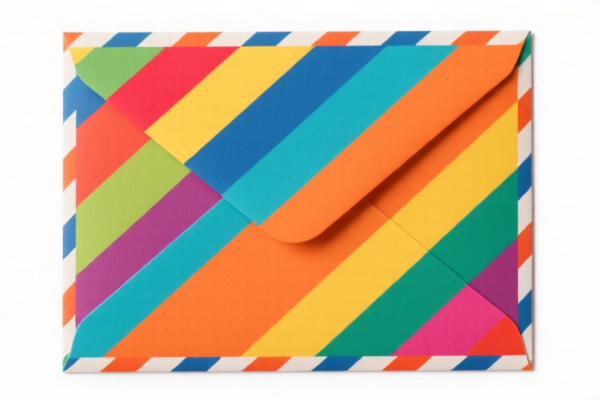 Colorful Retro Envelope