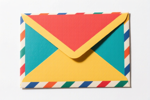 Colorful Retro Envelope