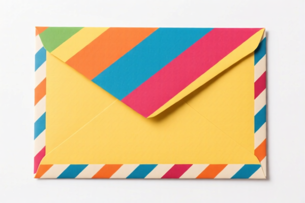 Colorful Retro Envelope