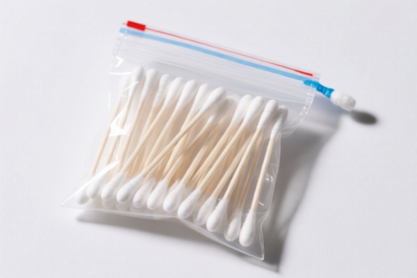 Cotton Swab Bag