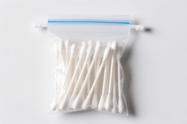 Cotton Swab Bag