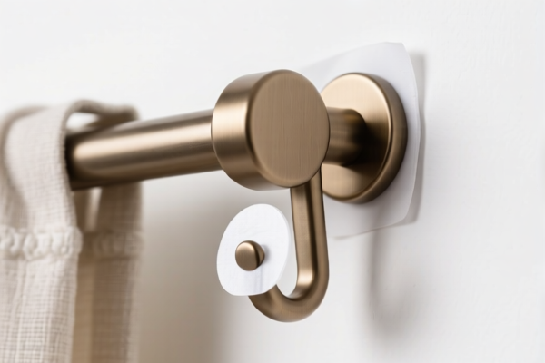 Curtain Rod Hook with Adhesive Hook