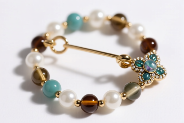 Decorative Bead Chain Clasp