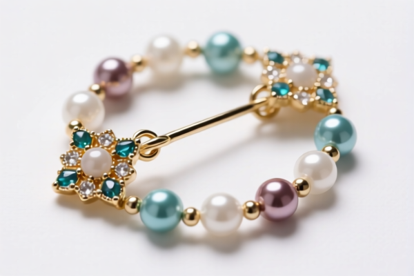 Decorative Bead Chain Clasp