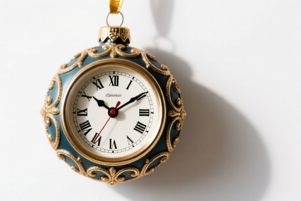 Decorative Clock Ornament