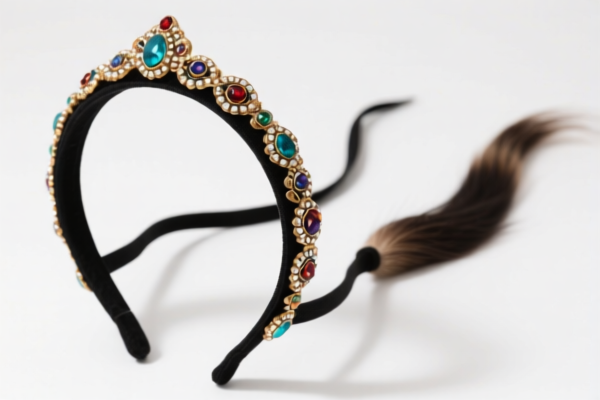 Decorative Headband with Tail Decoration