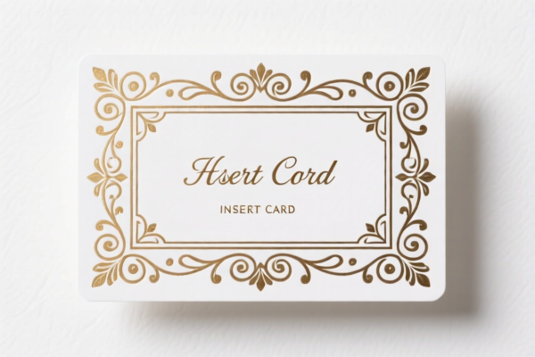 Decorative Insert Card