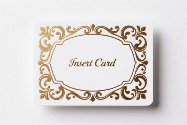 Decorative Insert Card