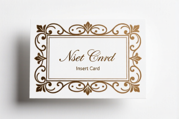 Decorative Insert Card