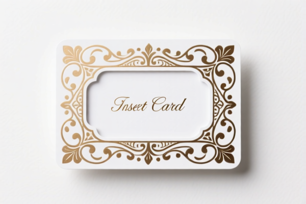 Decorative Insert Card