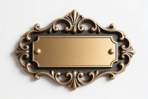 Decorative Name Plate