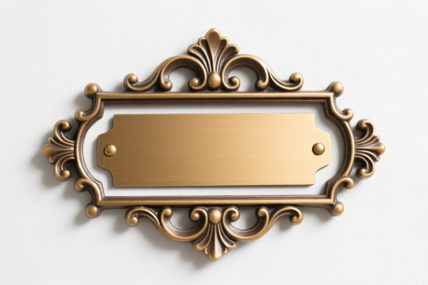 Decorative Name Plate