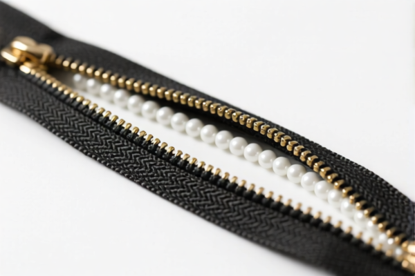 Extendable Beaded Zipper