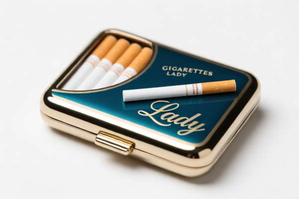 Fine Cigarettes Lady Cigarette Case