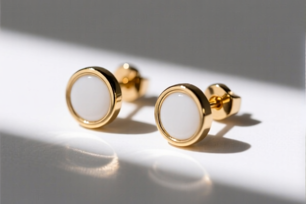 Flat Stud Earrings