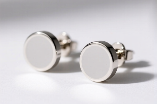 Flat Stud Earrings