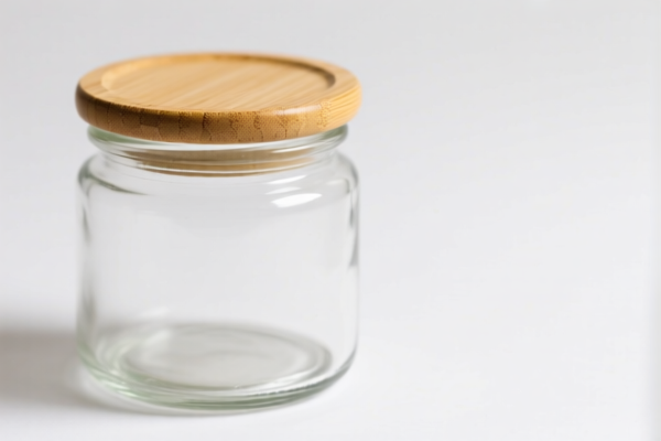 Image for GLASS JAR WITH BAMBOO