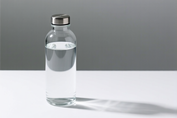 Glass Water Bottle