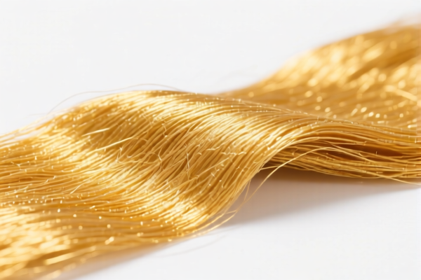 Golden Long Fiber Fabric