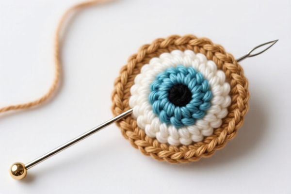 Handmade Crochet Large Eye Needle