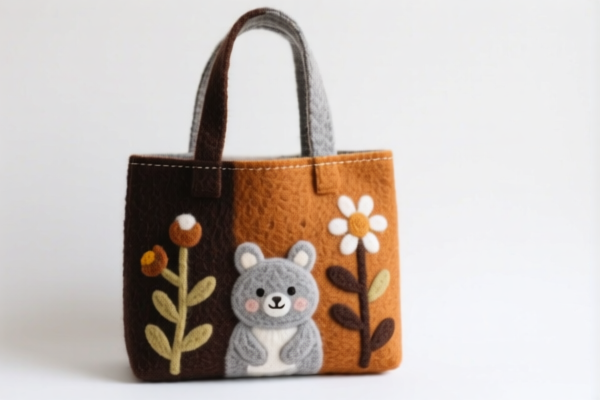 Handmade Felt Tote Bag