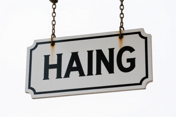 Hanging Sign