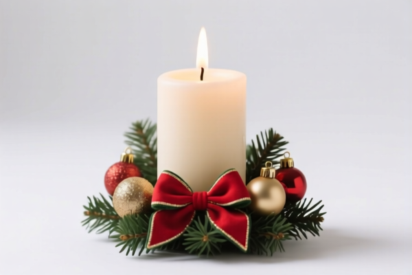 Holiday Simulation Candle Decor