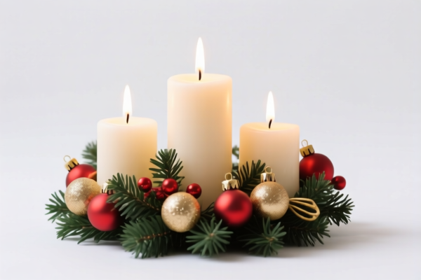 Holiday Simulation Candle Decor