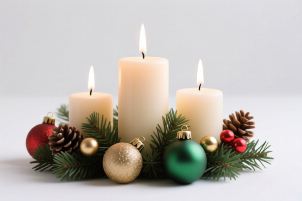 Holiday Simulation Candle Decor