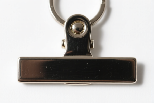 Horizontal Keychain Badge Clip