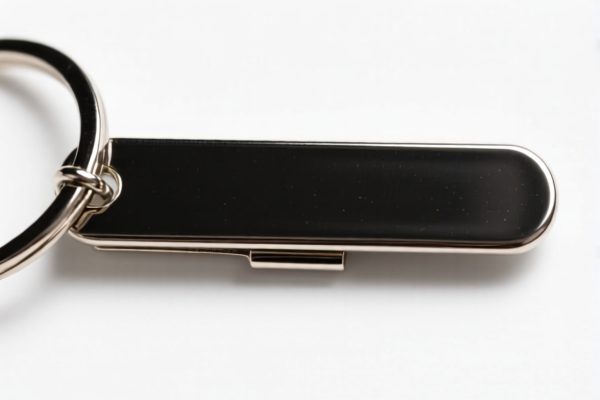 Horizontal Keychain Badge Clip