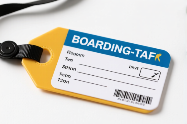 Image for LUGGAGE TAG BOARDING TAG
