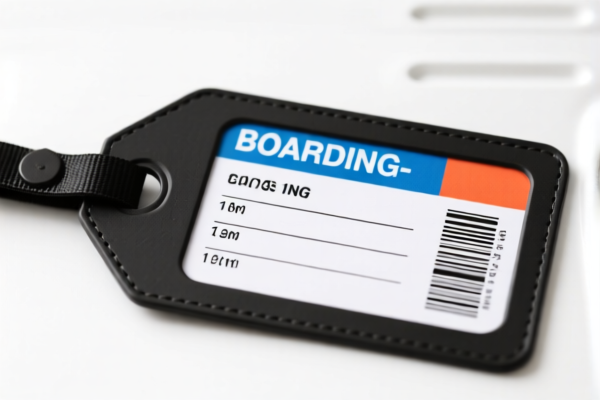 Image for LUGGAGE TAG BOARDING TAG