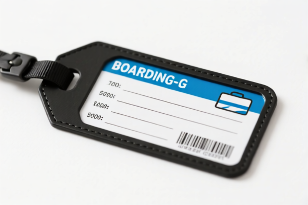 Image for LUGGAGE TAG BOARDING TAG