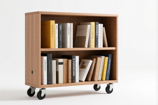 Image for MOBILE BOOKSHELF ON WHEELS