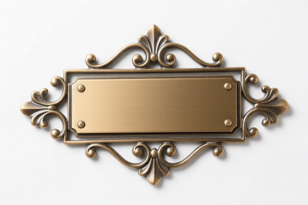 Metal Decorative Nameplate