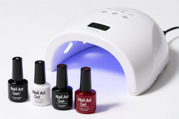 Nail Art Gel Kit with LED Lamp