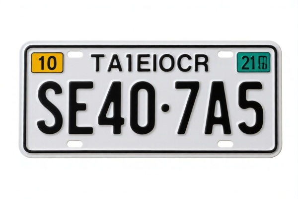 Number Plate