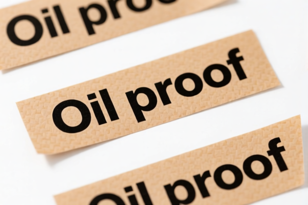 Oilproof Paper Labels